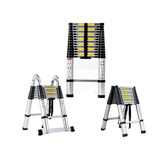 en131 hinge aluminum folding multipurpose aluminum alloy ladders 12.5ft double aluminum telescopic ladder