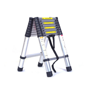 en131 hinge aluminum folding multipurpose aluminum alloy ladders 12.5ft double aluminum telescopic ladder