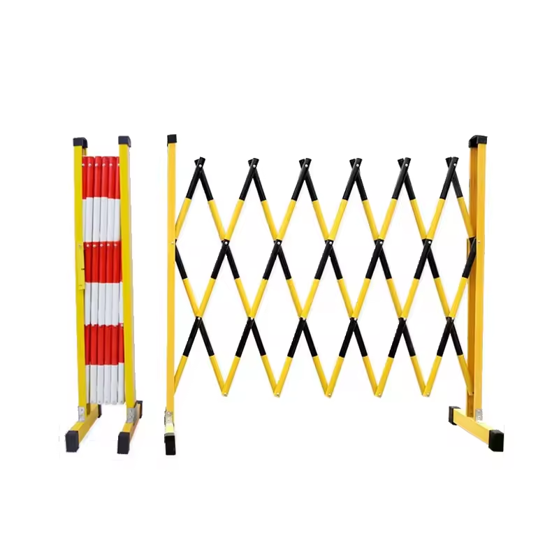 Traffic warning barriers Mobile Safety Barrier Gate barricade construction temporary retractable fencing panel for events