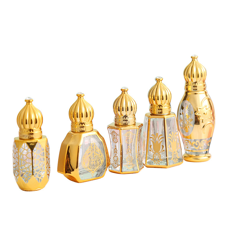 CJ-Various New Fashion Arabic Style 6ml-15ML Body Essential Oil Perfume Glass Bottle