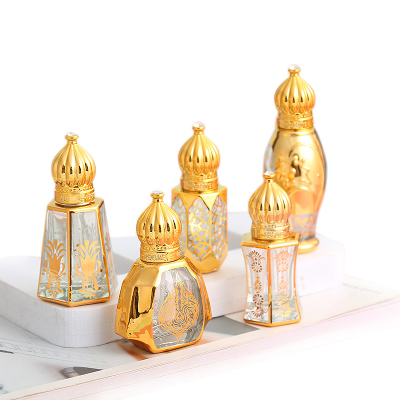 CJ-Various New Fashion Arabic Style 6ml-15ML Body Essential Oil Perfume Glass Bottle