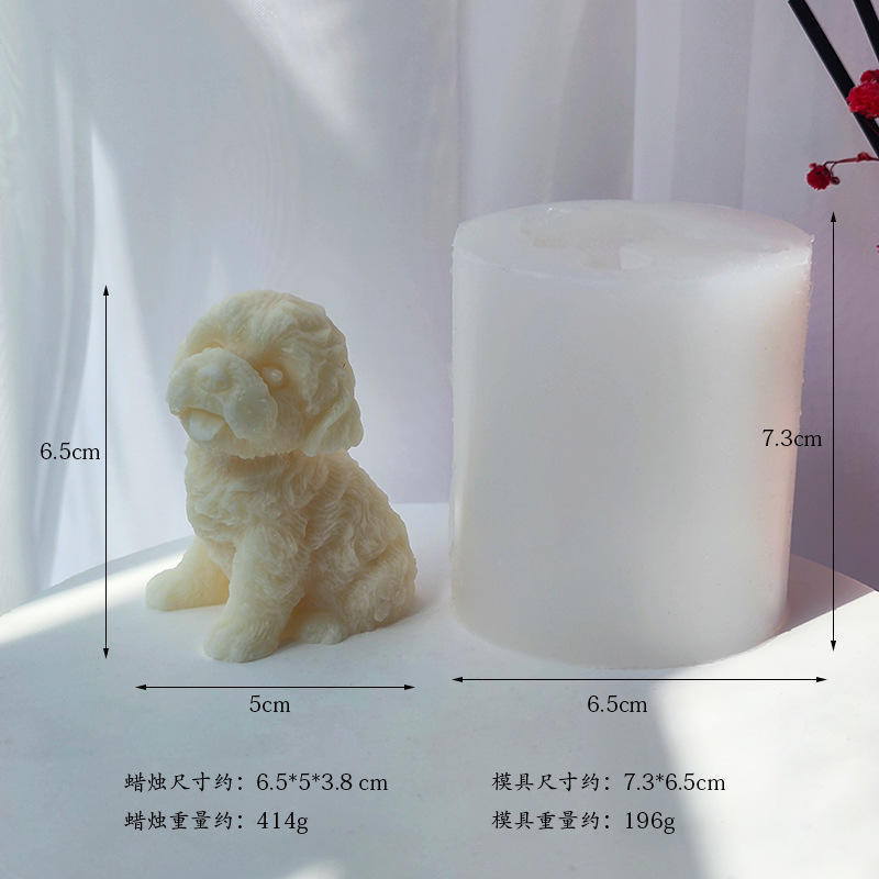 DIY candle making silicone mold Teddy bear silicone candle epoxy resin mold