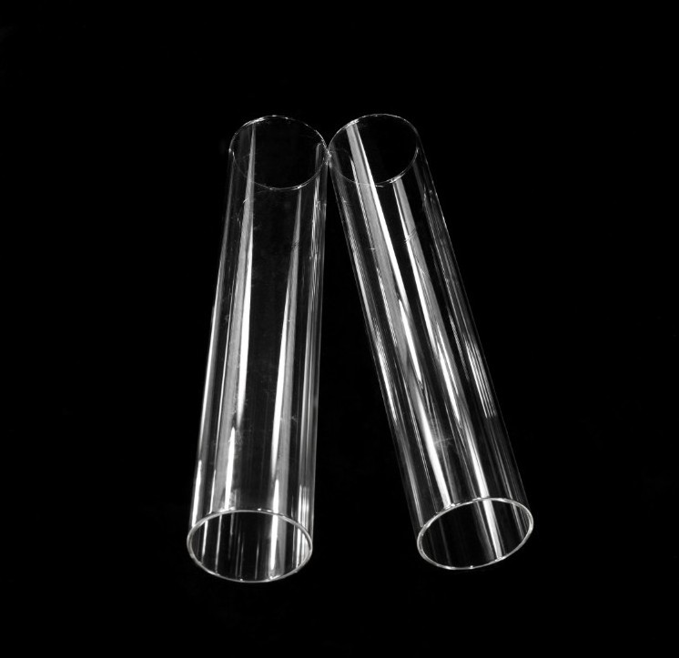 Custom Clear Glass Cylinders Tube For Crystal Candelabra Candle Holder Wedding Centerpiece