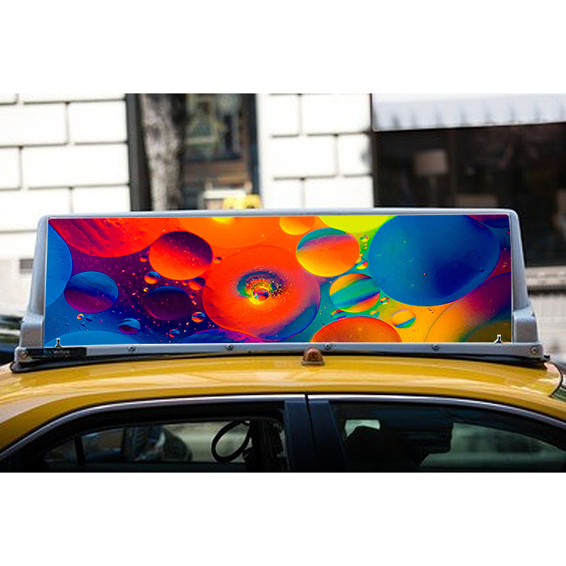 3/4G WiFi Taxi Top Outdoor LED Sign P3 P4 P5 Double Side Custom LED Screen for Car Roof Billboard