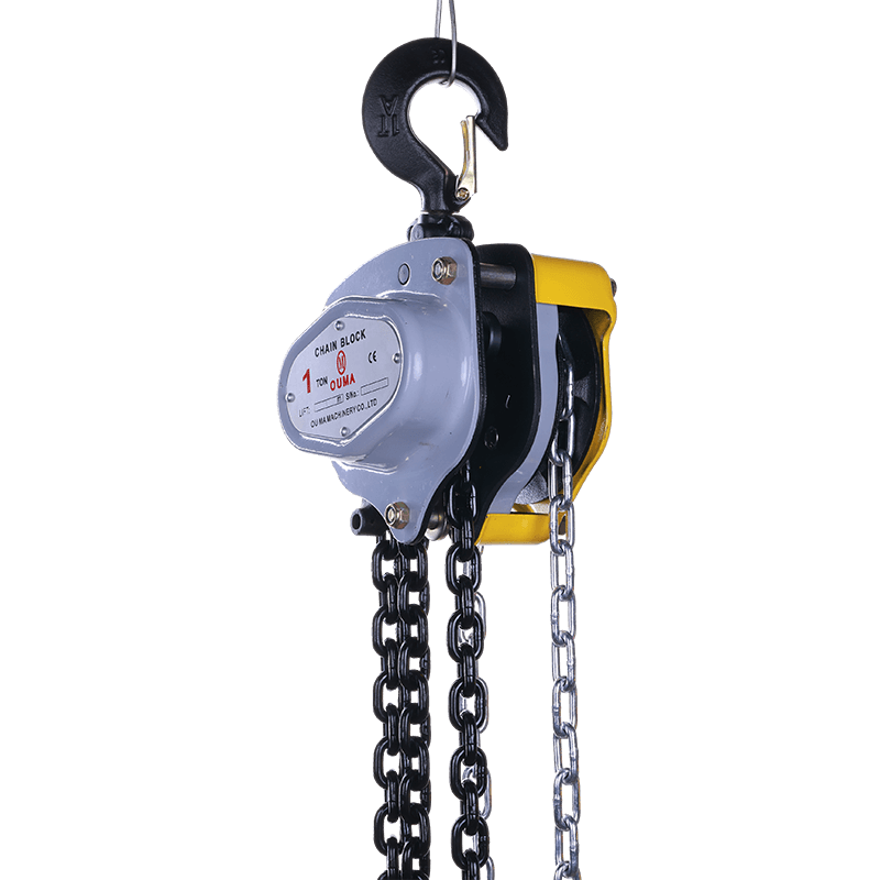 Hot Selling HSZ-A Type 0.5 1 1.5 2 3 5 7.5 10 15 20 50t Mini Manual Hand Chain Hoist Block