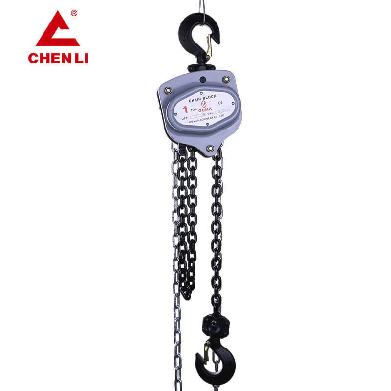 Hot Selling HSZ-A Type 0.5 1 1.5 2 3 5 7.5 10 15 20 50t Mini Manual Hand Chain Hoist Block