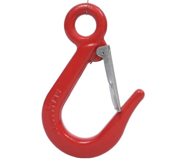 G80 alloy steel eye sling hook with latch