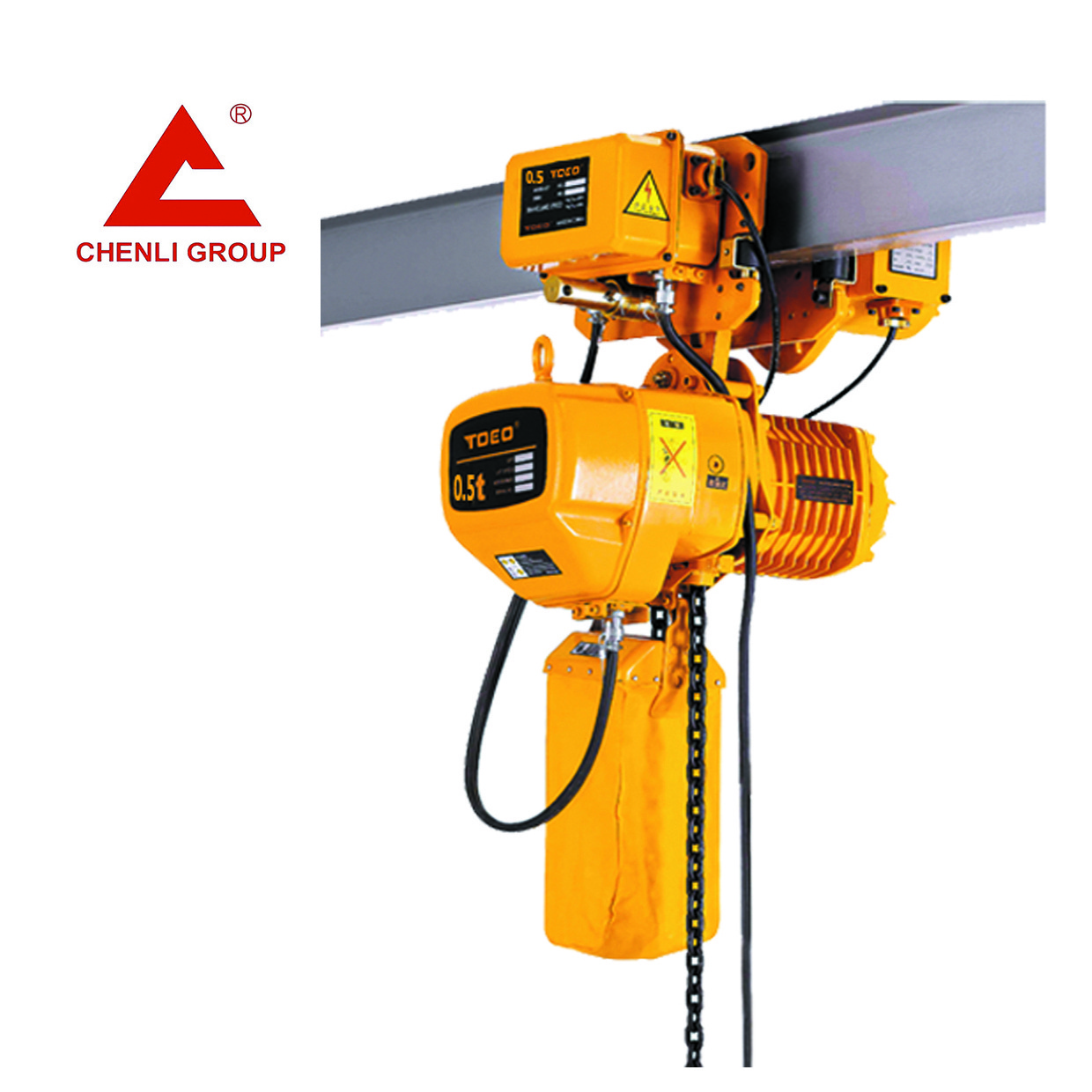 Chenli TOYU 0.5T 1T 2T 3T 5T 10T electric trolley type fixed type Low clearance type electric chain hoist