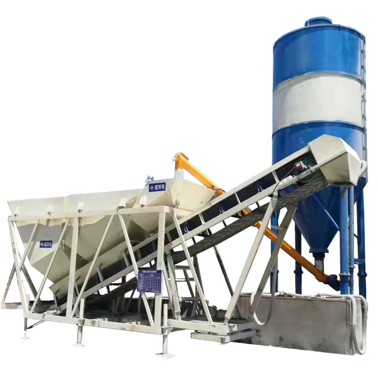 low cost  energy saving cement mixer mobile batching plant