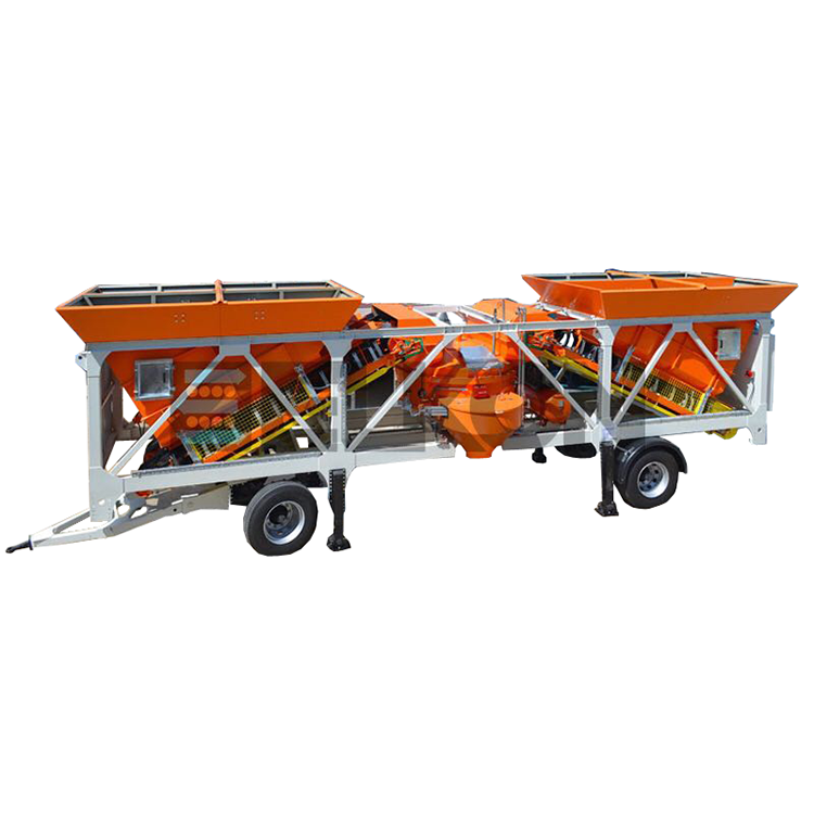 low cost  energy saving cement mixer mobile batching plant