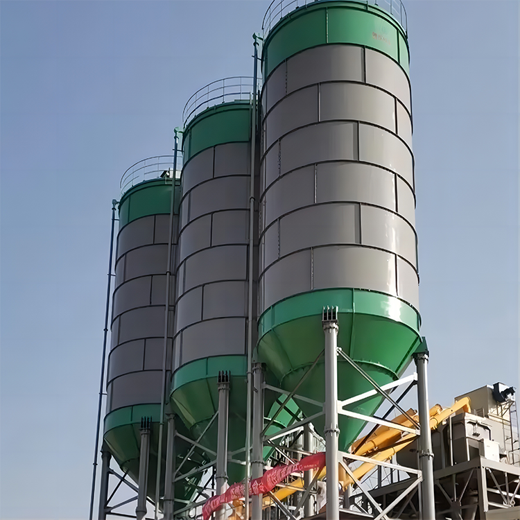 Stable Powder Storage Silo 120t Cement Silo for Batching Plant