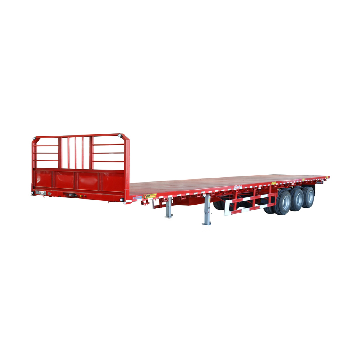 Wholesale Price Flatbed 40 Ft Car Carrier Tandem 3 Axle 40ft Flat Bed Container Chassis 40ft Trailer