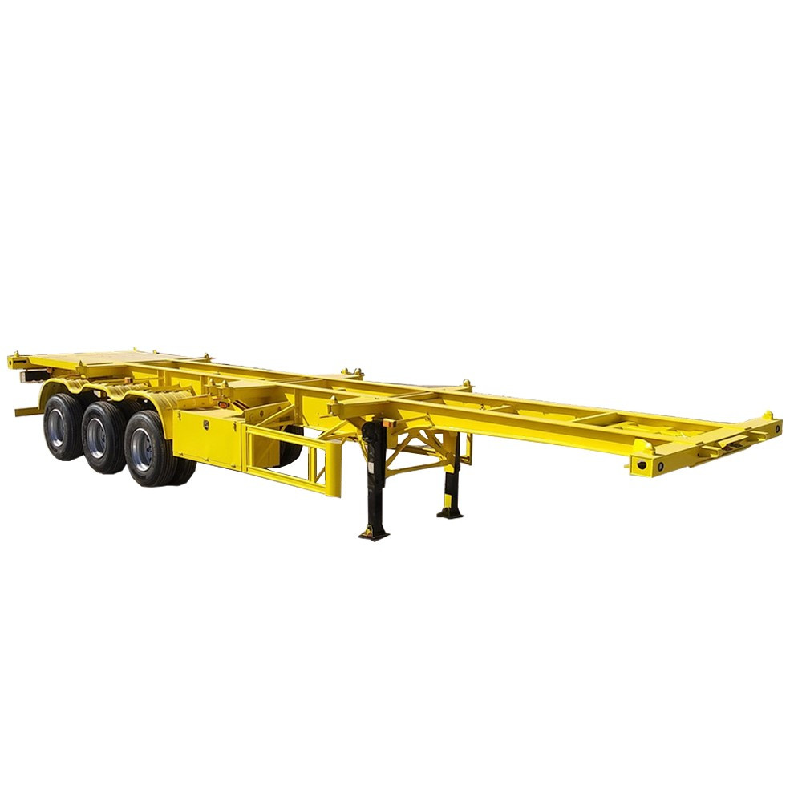 High Quality Low Price 3 axles 40ft Skeleton chassis Semi Trailer Container Skeleton 45ft Container Skeleton Truck Semi Trailer