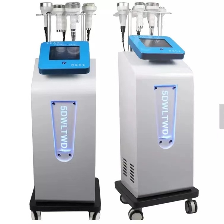 Fair Vertical Ultrasound Cavitation 5D Carving EMS Cellulite Removal Microcurrent RF Body Massage Machine