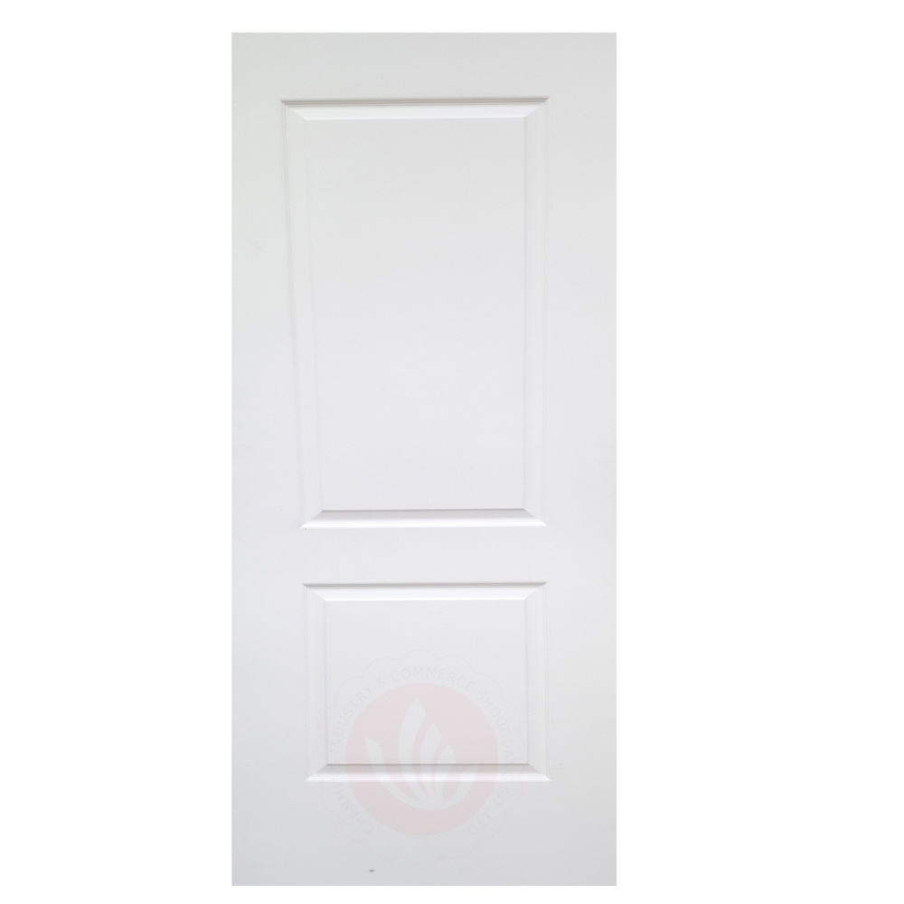 White Primer Molded Door Bedroom Decoration Swing Modern Bedroom Door Design Interior Bedroom Door Sets for Houses HDF Manual CM