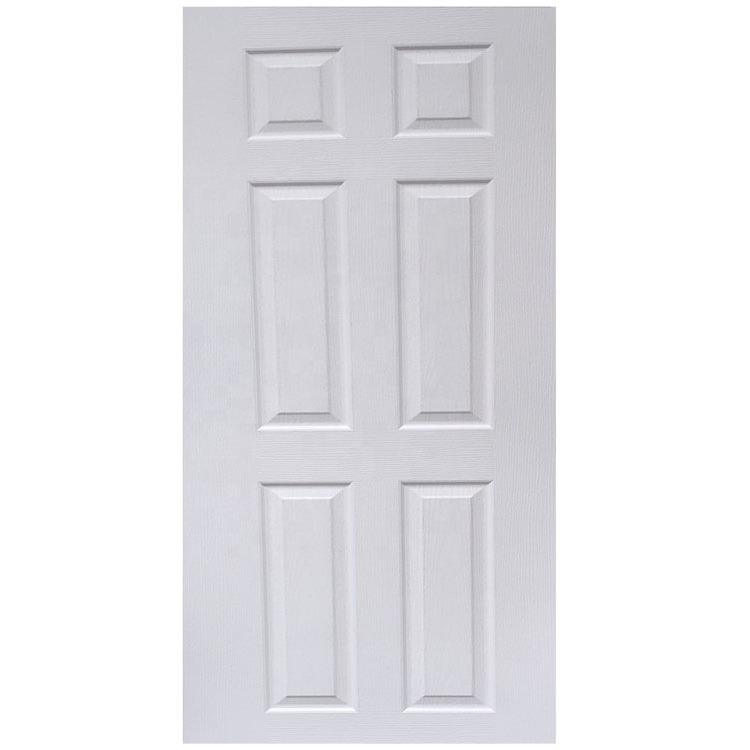 White Primer Molded Door Bedroom Decoration Swing Modern Bedroom Door Design Interior Bedroom Door Sets for Houses HDF Manual CM