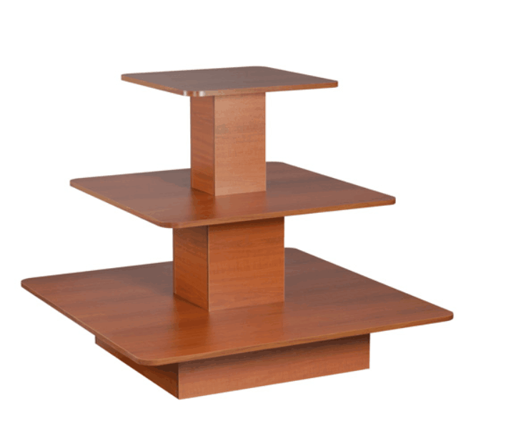 3 Tier Rectangle Display Table