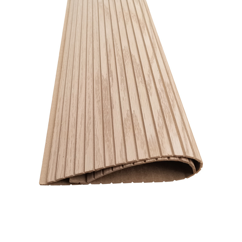 3mm to 25mm thick flexible fluted MDF wall panel for basement column