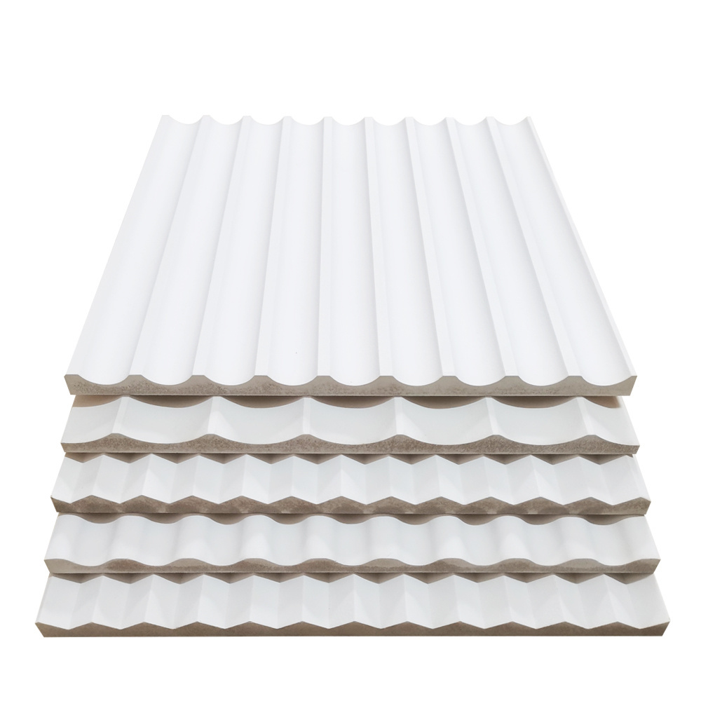 White MDF Primed Beadboard Wall Panel