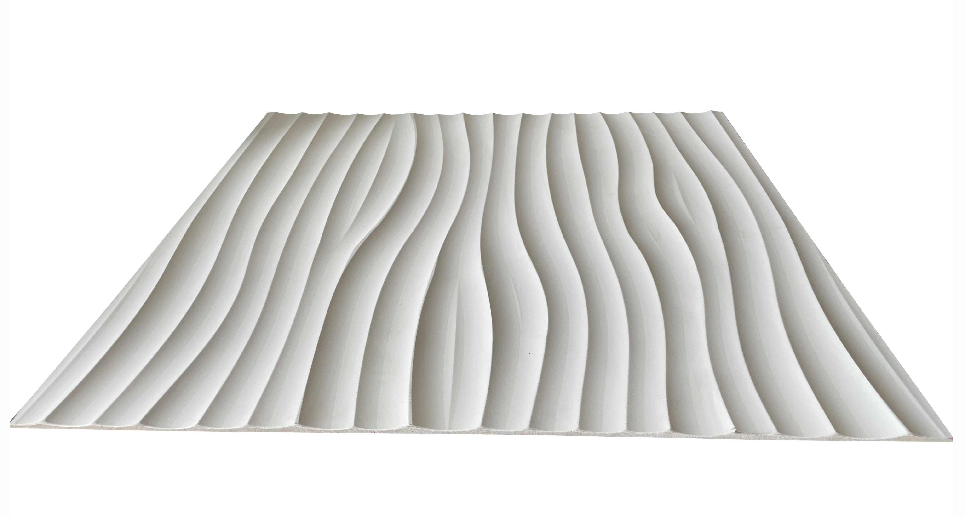 Factory direct white primer fluted mdf wall panel customized high quality beadboard