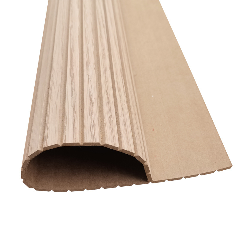 oak basement flexible MDF wall Panel , column Wrap / pole wrap