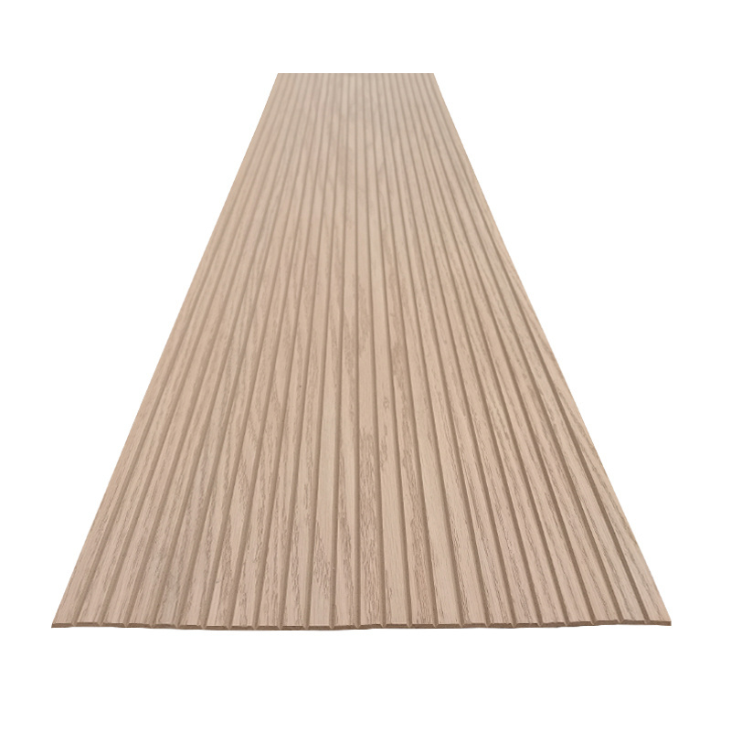 oak basement flexible MDF wall Panel , column Wrap / pole wrap