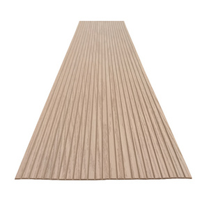 oak basement flexible MDF wall Panel , column Wrap / pole wrap