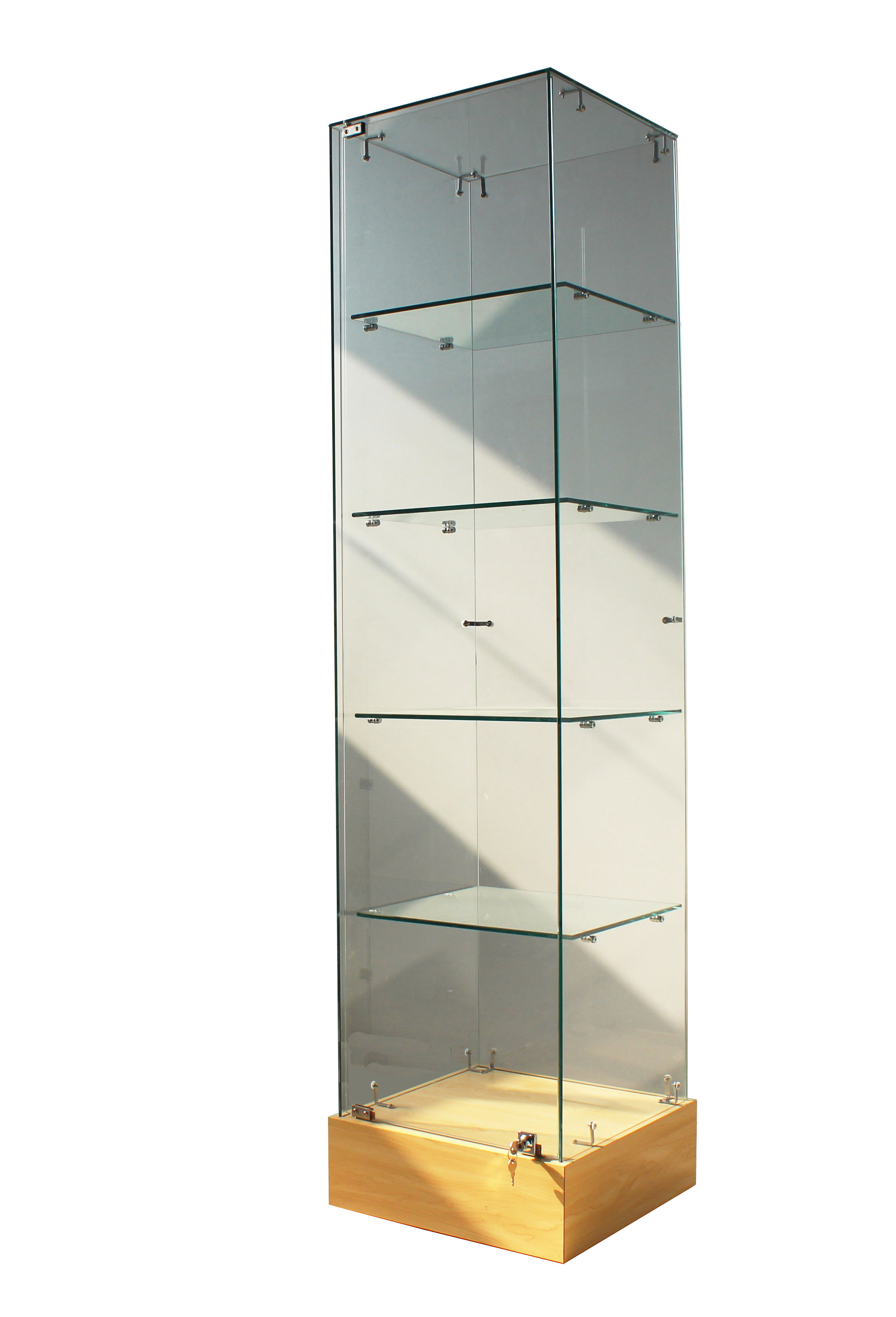 Customized Retail Shop Display Cabinet Case MDF Wood Store Counter Vitrine Shopping Mall Showroom Glass Display Showcase