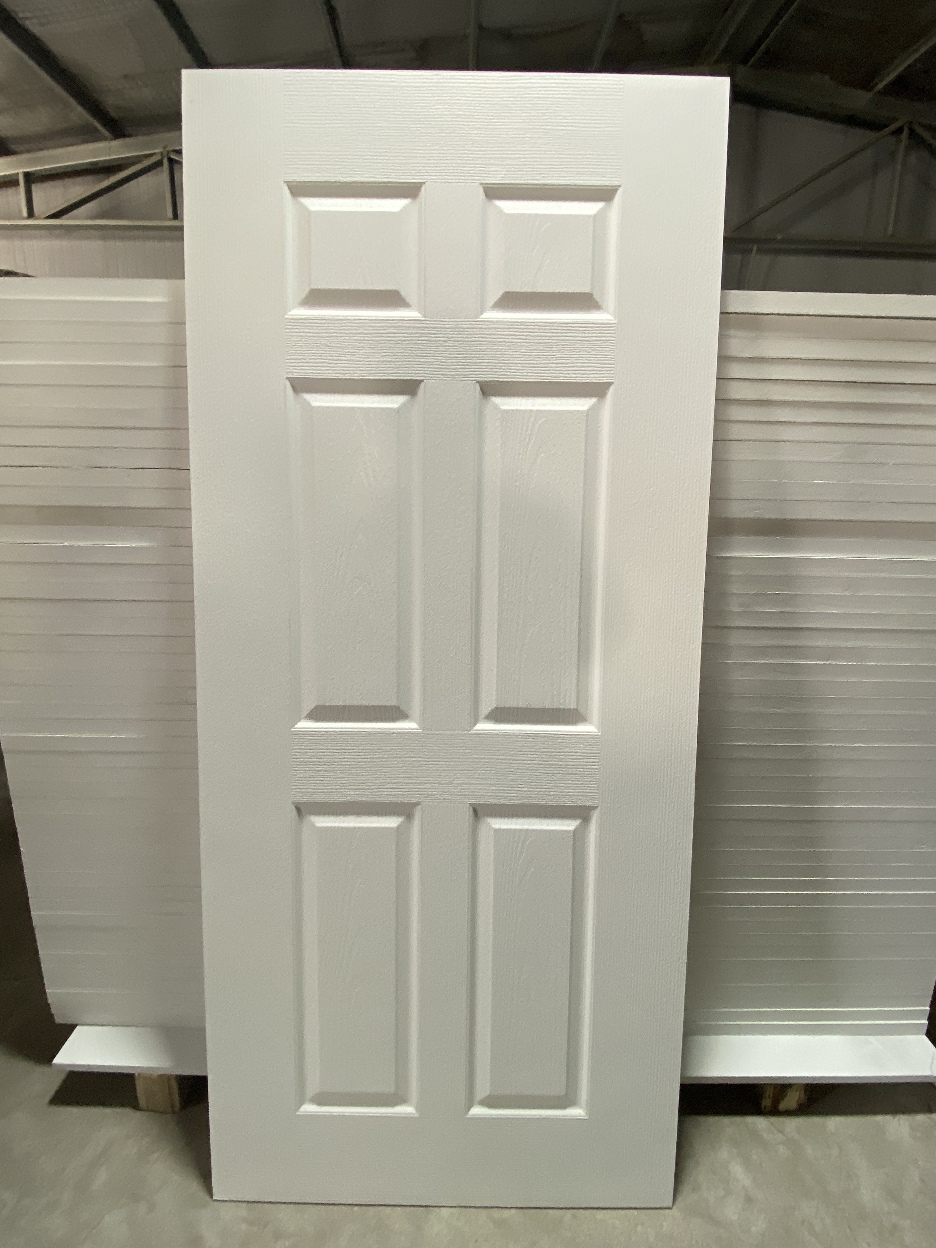 Customized white door slab wooden door frame 32 x 80 30 x 80inches interior doors