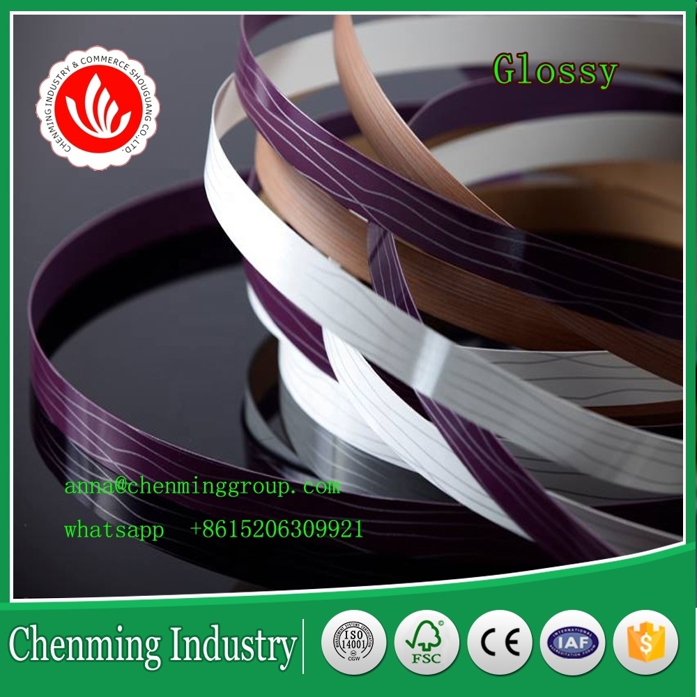 High quality PVC edge banding / 3D acrylic edge bands /ABS edge band for kitchen cabinets / door