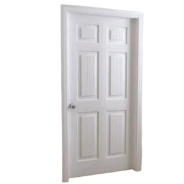 Customized white door slab wooden door frame 32 x 80 30 x 80inches interior doors