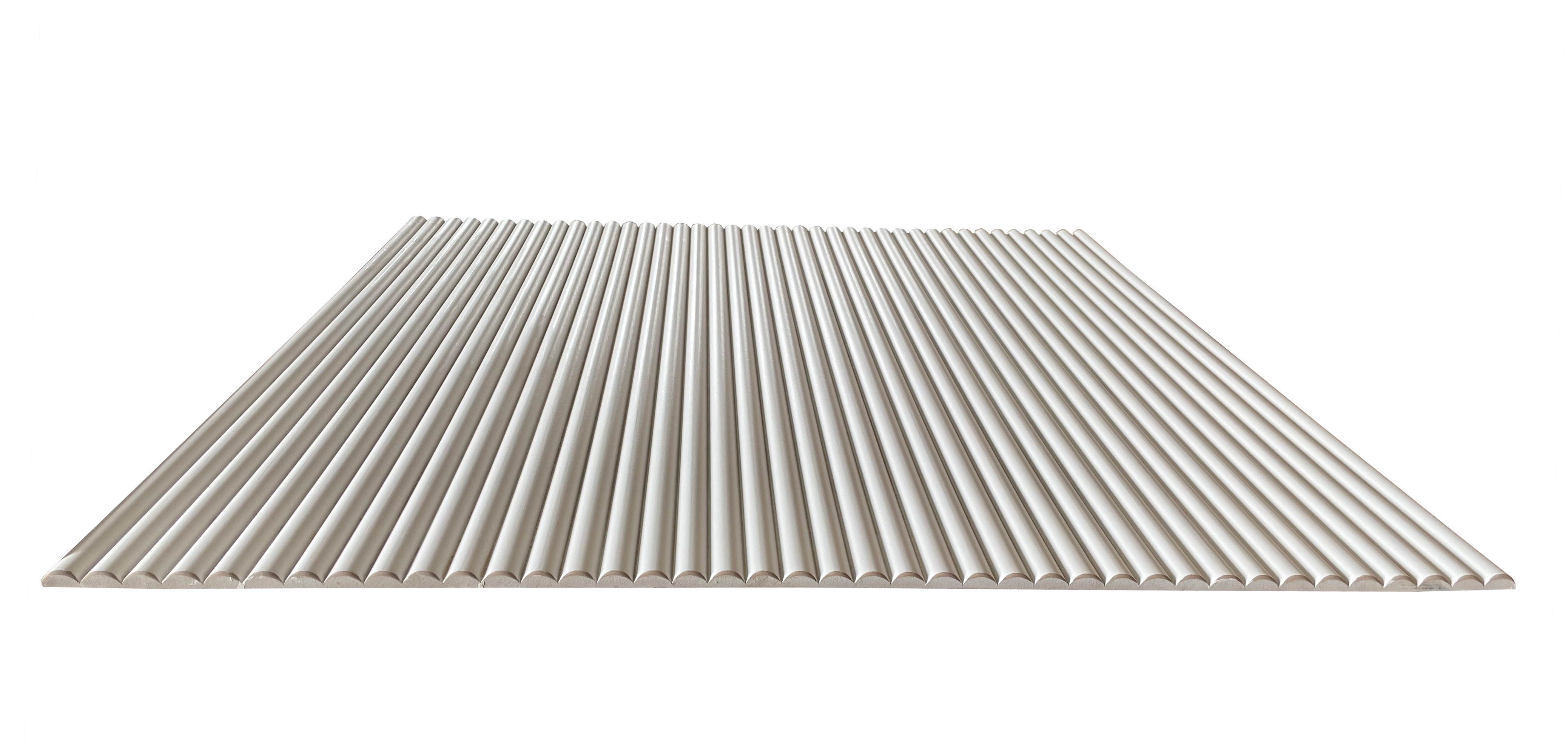 Factory direct white primer fluted mdf wall panel customized high quality beadboard