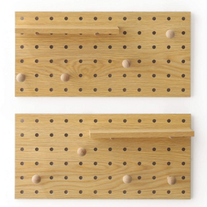 wall pegboard hanging modern home decor shelf custom adjustable wooden pegboard accessories