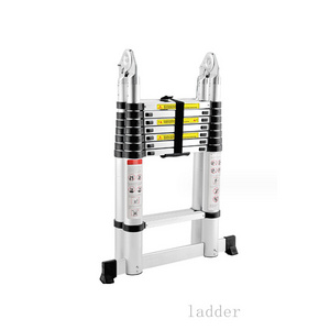 Source Factory Aluminum Alloy Joint Ladder Telescopic Aluminous Folding Ladder Stand Aluminium Hunting Tree Ladder