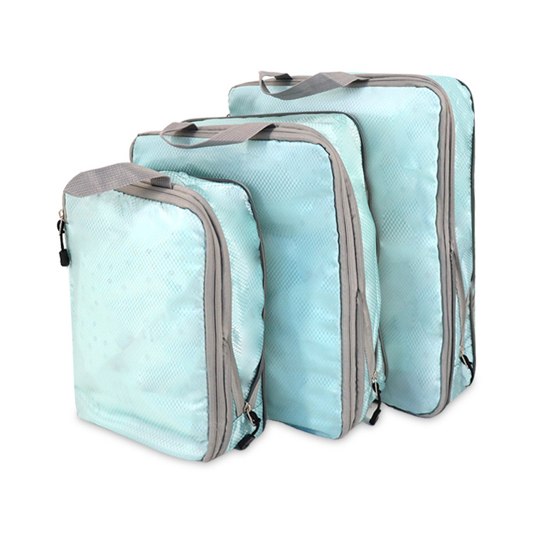 Compression Travel Luggage Organizer Travel Accessories Bag 3pcs Set Travel Luggage Organizer Packing Cubes