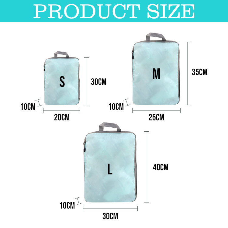 3pcs Travel Luggage Organizer Packing Cubes Set Travel Luggage Organizer Packing Cubes Set