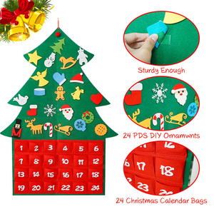 Cheap christmas tree felt decorations christmas decorations wall hanging