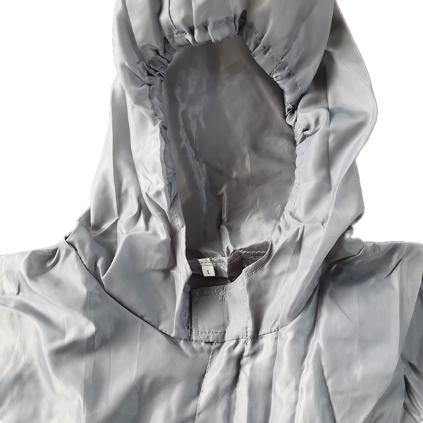 Breathable 100% Polyester Antistatic Painting Suit Reusable Spray Painter Suit Grey