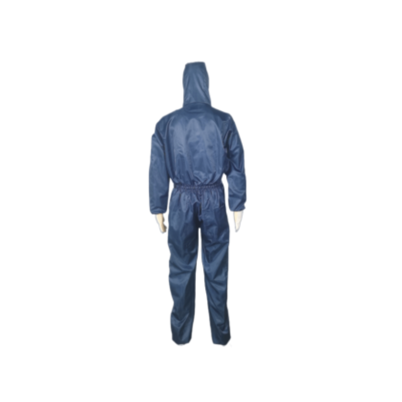 Navy Blue Reusable Coveralls Spray Painting Overalls Automotive Paint Suit