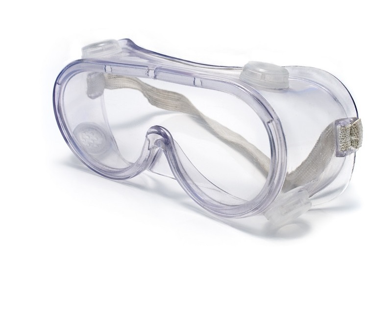 Personal Protective Goggles Transparent PC Anti Fog Goggles Anti Scratch PC Safety Goggles