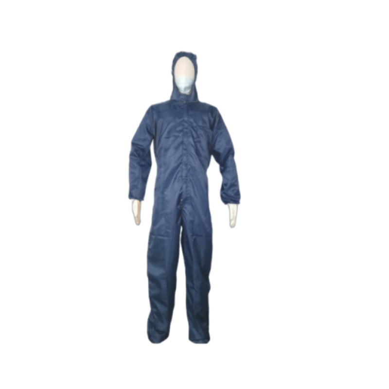 Navy Blue Reusable Coveralls Spray Painting Overalls Automotive Paint Suit