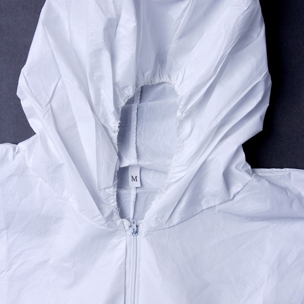 Disposable Waterproof Microporous Protective Coverall Hooded Paint Overall