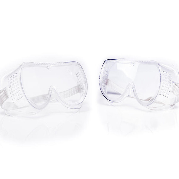 Personal Protective Goggles Transparent PC Anti Fog Goggles Anti Scratch PC Safety Goggles