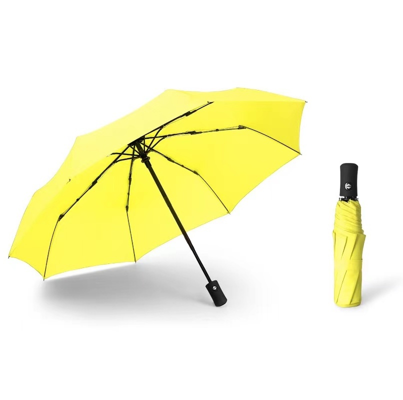 Chinese Manufacturer High Quality Promotional 3 Folding Umbrellas, Wholesale Cheap Customized Rain Umbrellas With Logo Prints