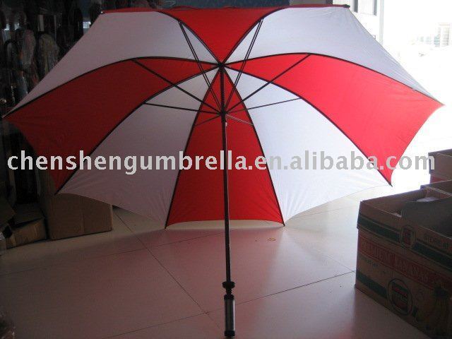 High quality windproof automatic open golf eva handle rain umbrella parasol wholesale