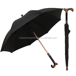 2021 High quality Walking-stick umbrella for old man umbrella factory china