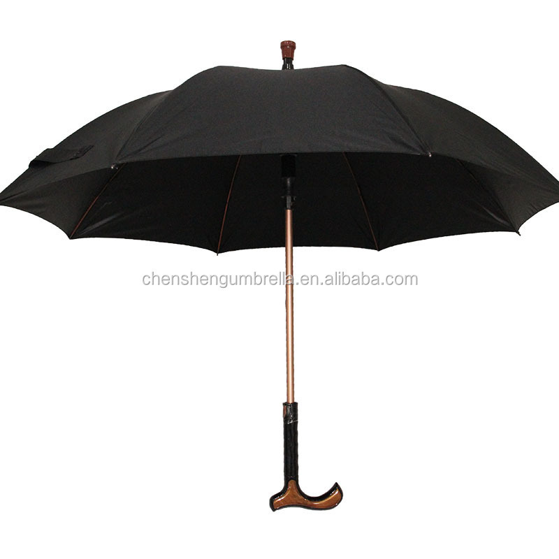 2021 High quality Walking-stick umbrella for old man umbrella factory china