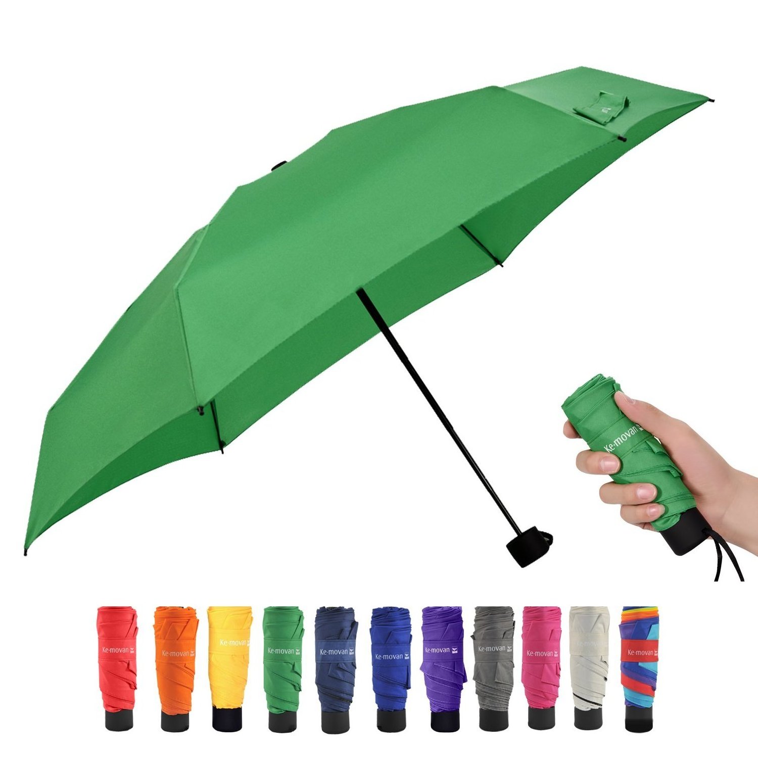 Chinese products 19 inch umbrella 5 fold capsule windproof cell phone mini folding umbrella