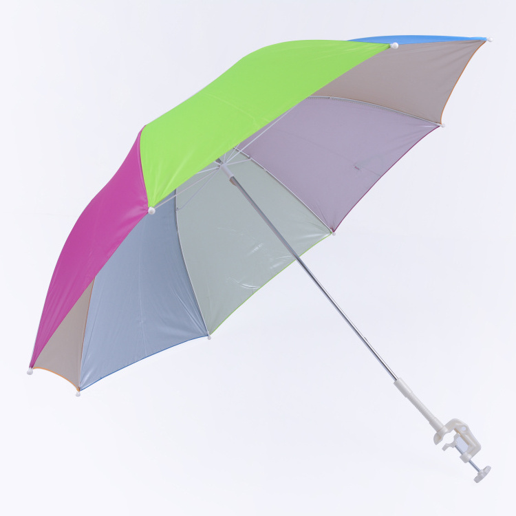 rainbow color wholesale umbrella for stroller and wheelchair