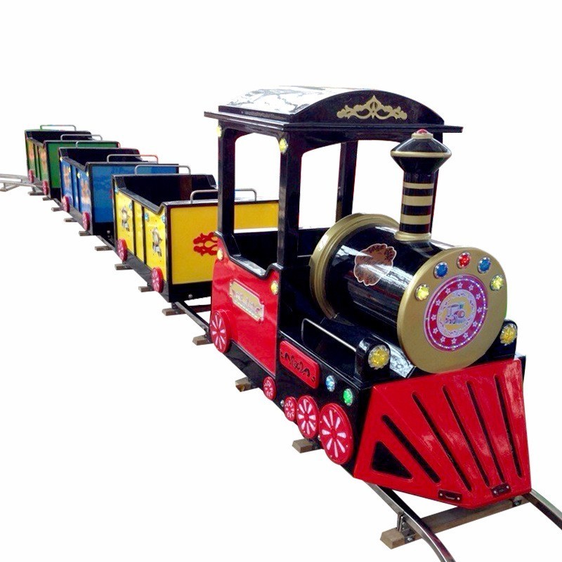 Outdoor Sightseeing Small Train Children's Amusement Equipment Scenic Area Park Electric Rail Train